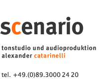scenario tonstudio und audioproduktion